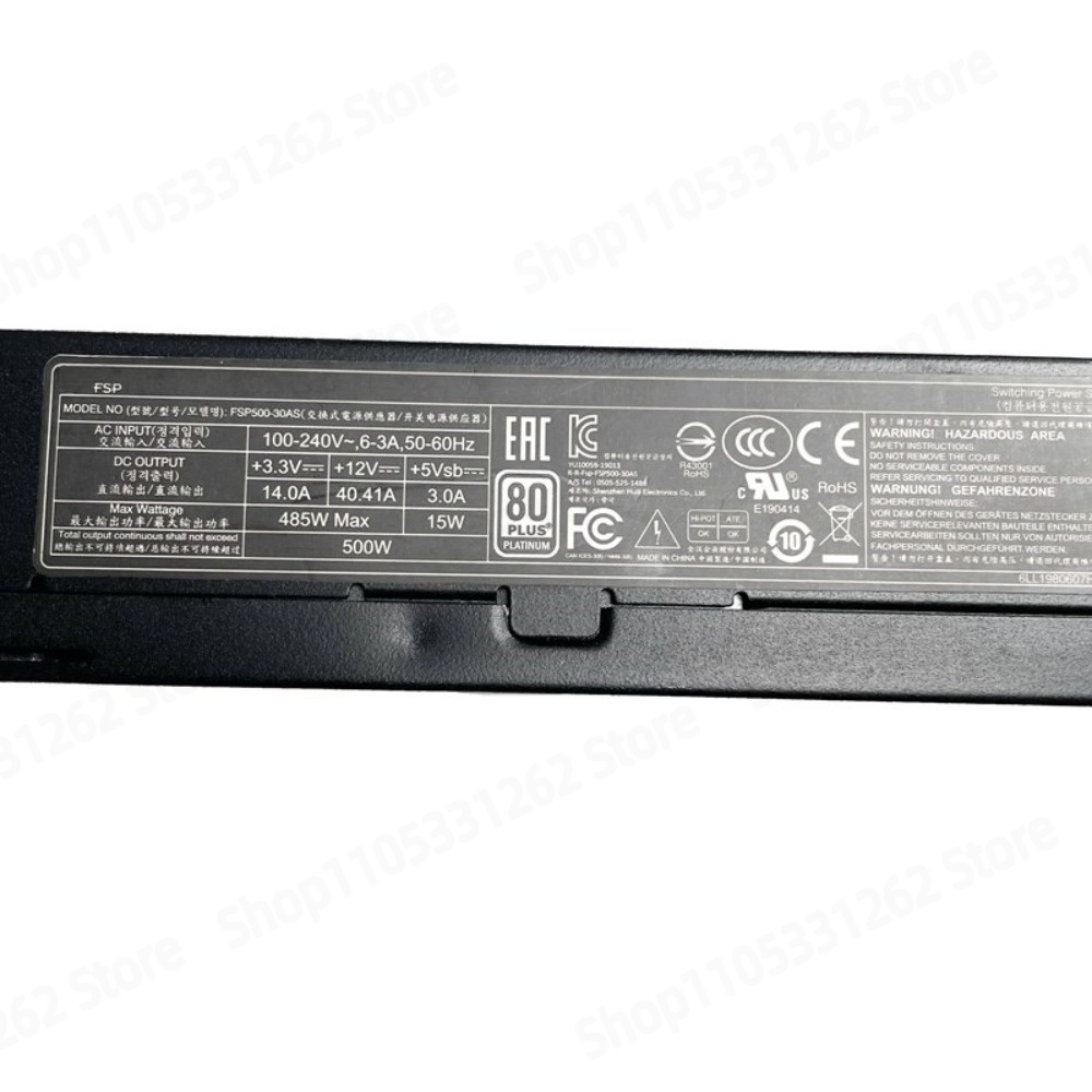 FSP500-30AS 500W プラチナ認証 ATX 小型 - Atx Power Supply 1U Flex 500W のレビューと価格